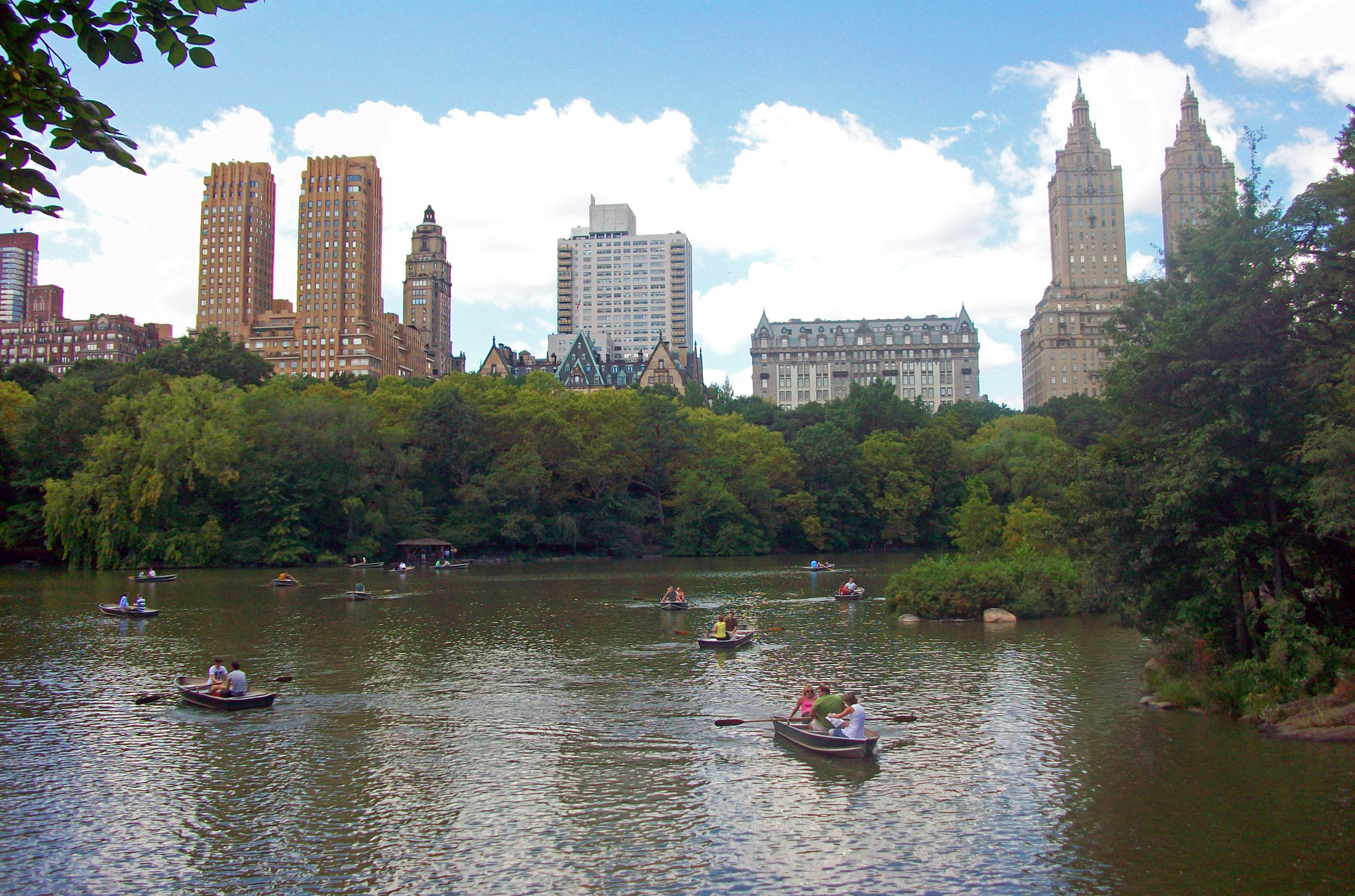 central park lake